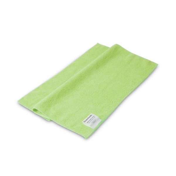 Boardwalk 16 x 16 in. Microfiber Cleaning Wipe Cloths, Green BWK16GRECLOTHV2